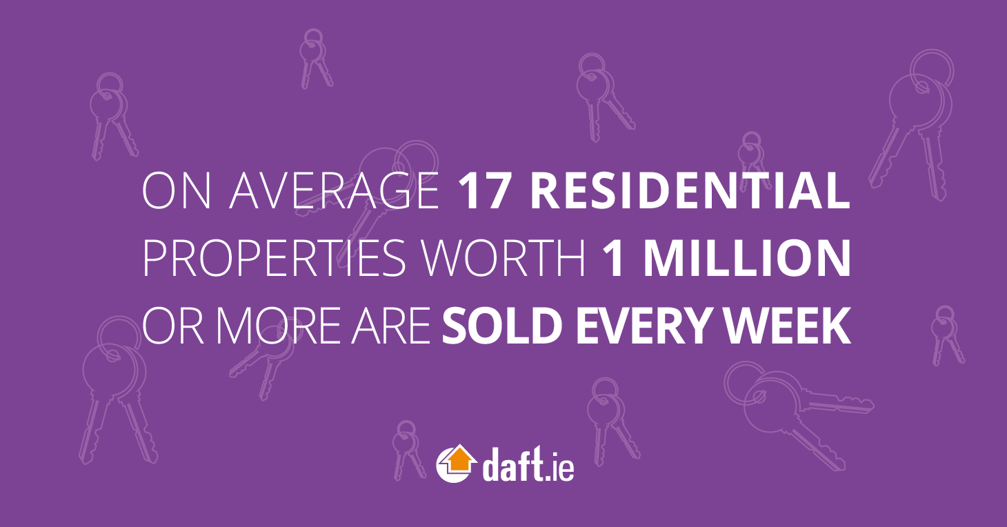 On average 17 residential properties worth 1 million or more are sold every week
